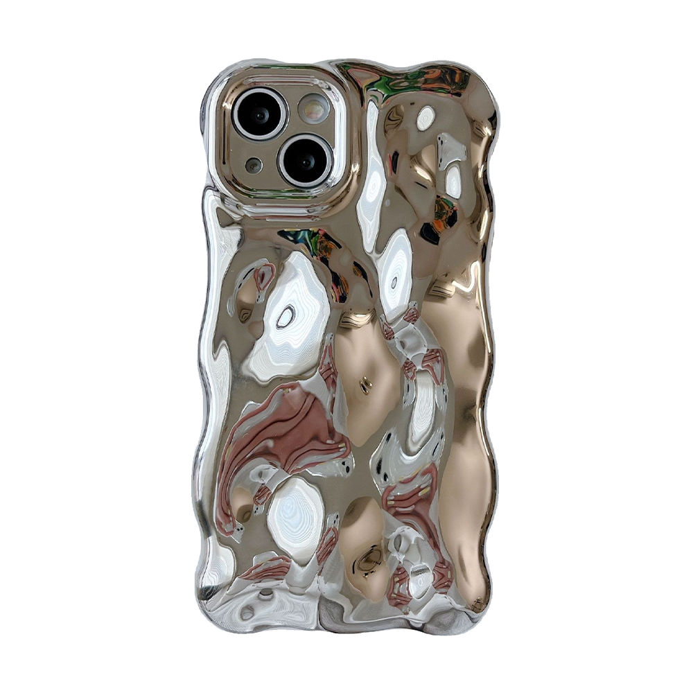 Luxury Metallic Liquid Chrome iPhone Case