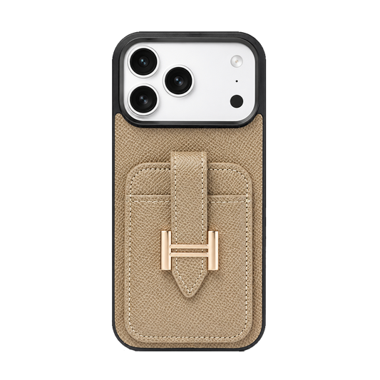 Luxury Hermès Inspired Leather Phone Case