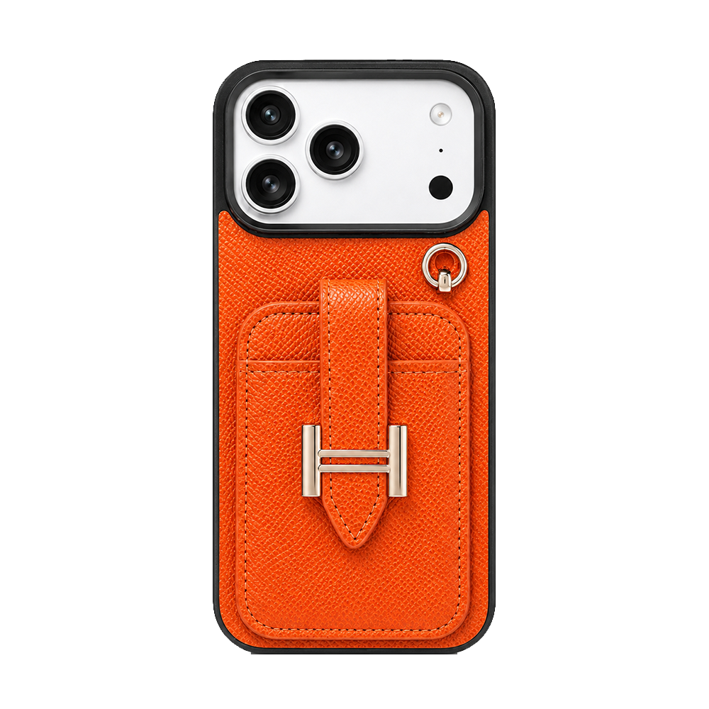 Luxury Hermès Inspired Leather Phone Case