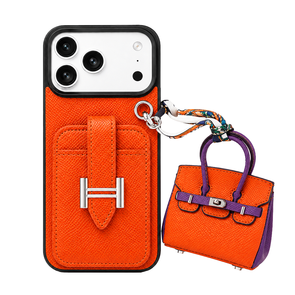 Luxury Hermès Inspired Leather Phone Case